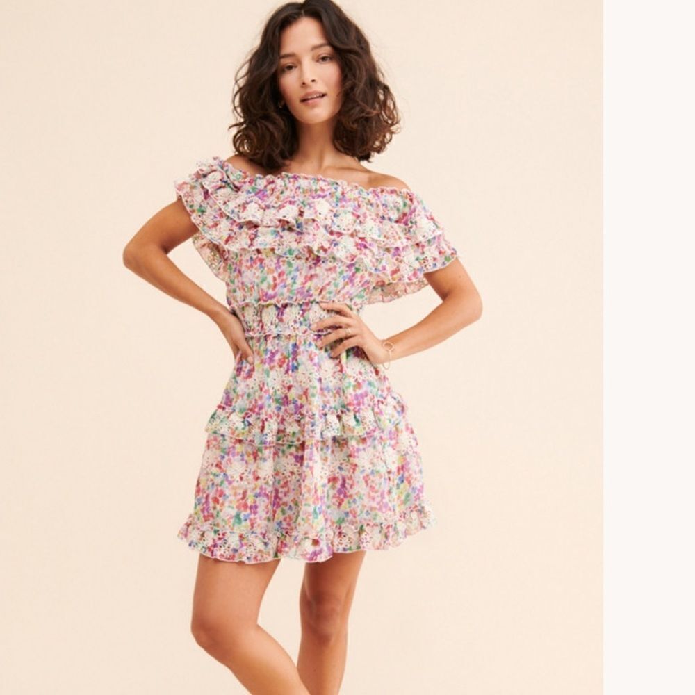 Btfl-Life Off the Shoulder Mini Dress Size M